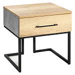 Тумба прикроватная с ящиком в стиле лофт Urban Style Space 2 варинант исполнения - 2 | Loft Concept в Казани