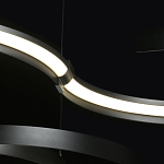 Люстра подвесная светодиодная в виде волнообразной ленты Ribbon Vortex варинант исполнения - 6 | Loft Concept в Казани