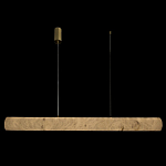 Подвесной светильник линейный цилиндрической формы из натурального алебастра Alabaster Geometry варинант исполнения - 1 | Loft Concept в Казани