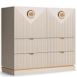 Комод с фактурным фасадом Satin Furniture варинант исполнения - 1 | Loft Concept в Казани