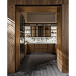 Кухонный гарнитур из массива дуба и камня Ratio Dada Engenereed варинант исполнения - 5 | Loft Concept в Казани