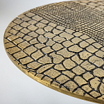 Кофейный столик с металлической столешницей Amphibian варинант исполнения - 3 | Loft Concept в Казани