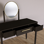 Туалетный Стол с зеркалом Primo Темный орех варинант исполнения - 7 | Loft Concept в Казани