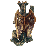 Часы в виде дракона Green Dragon with Clock варинант исполнения - 2 | Loft Concept в Казани