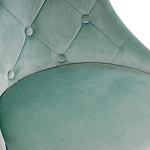 Стул в мятной велюровой обивке Ward Mint Velour Chair варинант исполнения - 5 | Loft Concept в Казани