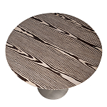 Стол барный круглый высокий с полосатым узором Zebroids варинант исполнения - 2 | Loft Concept в Казани