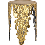 Столик дизайнерский Copper streaks варинант исполнения - 1 | Loft Concept в Казани