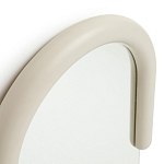 Зеркало овальное Curved Furniture бежевое варинант исполнения - 2 | Loft Concept в Казани