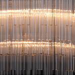 Люстра круглая с прозрачными стеклянными трубками Nembus варинант исполнения - 4 | Loft Concept в Казани