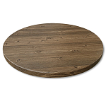 Стол журнальный c коричневой круглой столешницей на трех металлических ножках Charm Coffee Table варинант исполнения - 2 | Loft Concept в Казани