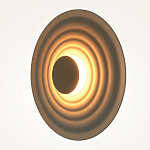 Бра круглое Soft Halo серый варинант исполнения - 3 | Loft Concept в Казани