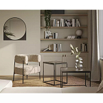 Зеркало круглое в металлической оправе Urban Style Space варинант исполнения - 1 | Loft Concept в Казани