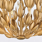 Люстра золотого цвета из множества металлических лепестков в форме тюльпанов Hinkley варинант исполнения - 5 | Loft Concept в Казани