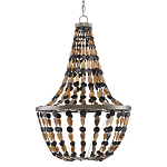 Люстра каплевидной формы с подвесками в виде декоративных бусин Flat Beads варинант исполнения - 3 | Loft Concept в Казани