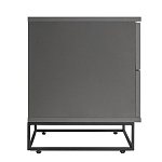 Тумба прикроватная цвета графит с ящиками Strict Lines варинант исполнения - 6 | Loft Concept в Казани