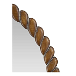 Зеркало с текстурной рамой из натурального дерева  Pine Wall Mirror варинант исполнения - 4 | Loft Concept в Казани