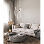 Люстра каскадная с 10-ю прозрачными плафонами Wave Line варинант исполнения - 12 | Loft Concept в Казани