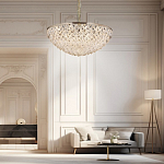 Люстра с каскадом из подвесных прозрачных элементов Attractiveness варинант исполнения - 4 | Loft Concept в Казани