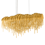 Люстра подвесная с металлическими дугами и длинными цепочками 115 см Atlantis Chain варинант исполнения - 1 | Loft Concept в Казани