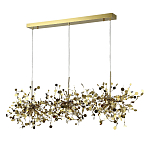 Люстра подвесная из трех частей с металлическими круглыми элементами Terzani Argent варинант исполнения - 3 | Loft Concept в Казани