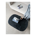 Столик кофейный черного цвета с овальной столешницей и круглым основанием Black Dalmen Table варинант исполнения - 9 | Loft Concept в Казани