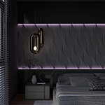 Гипсовая 3D Панель FLOCK варинант исполнения - 1 | Loft Concept в Казани