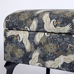 Банкетка с принтом из журавлей Crane варинант исполнения - 3 | Loft Concept в Казани