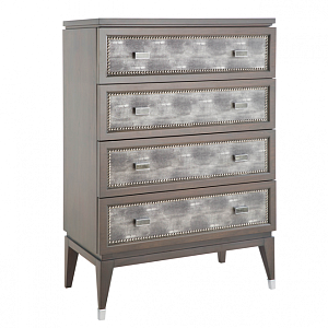 Комод в стиле неоклассика с 4-мя ящиками Ravenia 4 Серый