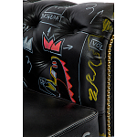 Кресло "Баския и Уорхол" Basquiat Warhol graffiti chair натуральная кожа варинант исполнения - 6 | Loft Concept в Казани