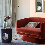 Приставной столик черного цвета AMORPHOUS варинант исполнения - 5 | Loft Concept в Казани