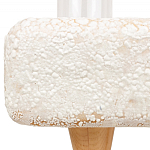 Керамический столик на деревянных ножках «Квадро» варинант исполнения - 5 | Loft Concept в Казани