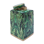 Ваза с малахитовым узором MALACHITE варинант исполнения - 3 | Loft Concept в Казани