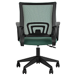 Офисное кресло с основанием из черного пластика Desk chairs Green варинант исполнения - 4 | Loft Concept в Казани