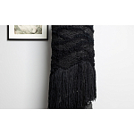 Напольная лампа черная с текстильными элементами "ЯРВИ" варинант исполнения - 4 | Loft Concept в Казани