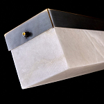 Подвесной светильник линейный из натурального камня Perfection of Geometry варинант исполнения - 7 | Loft Concept в Казани