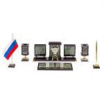 Настольный письменный набор из нефрита на ножках Executive Recruitment варинант исполнения - 1 | Loft Concept в Казани