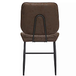 Стул с темно-коричневой обивкой из экокожи Benderson варинант исполнения - 4 | Loft Concept в Казани