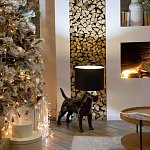 Лампа COLLECTION OF DOGS с абажуром Бультерьер варинант исполнения - 7 | Loft Concept в Казани