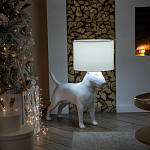 Лампа COLLECTION OF DOGS с абажуром Бультерьер варинант исполнения - 5 | Loft Concept в Казани