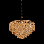 Люстра каскадная с подвесками в форме колец Galaxy of Light варинант исполнения - 2 | Loft Concept в Казани