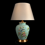 Настольная лампа голубая с изображением птиц Slip Away варинант исполнения - 8 | Loft Concept в Казани