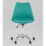Офисный стул на металлическом основании EGGERY Blue пластик варинант исполнения - 5 | Loft Concept в Казани