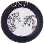 Сервиз обеденный из фарфора с изображением лошадей на 6 персон 23 предмета Porcelain Horse Set варинант исполнения - 1 | Loft Concept в Казани