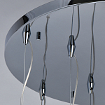 Люстра каскадная с 9-ю разноцветными стеклянными плафонами Kaleido варинант исполнения - 14 | Loft Concept в Казани