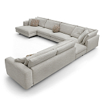 Современная модульная система мягкой мебели Zartаrn 6-ти местный угловой диван варинант исполнения - 2 | Loft Concept в Казани