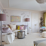 Обои ручная роспись Bamboo Special Colourway on Natural Mica metallic silk варинант исполнения - 2 | Loft Concept в Казани