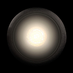 Встраиваемый спот светодиодный круглый черного цвета с углублением Ombra Lux  варинант исполнения - 3 | Loft Concept в Казани