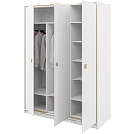 Шкаф белый четырёхдверный для одежды Antique Order варинант исполнения - 4 | Loft Concept в Казани