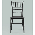 Стул Chiavari пластик черный варинант исполнения - 4 | Loft Concept в Казани