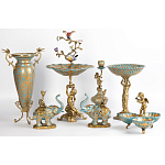 Фарфоровая чаша Фонтан птиц Verena варинант исполнения - 2 | Loft Concept в Казани